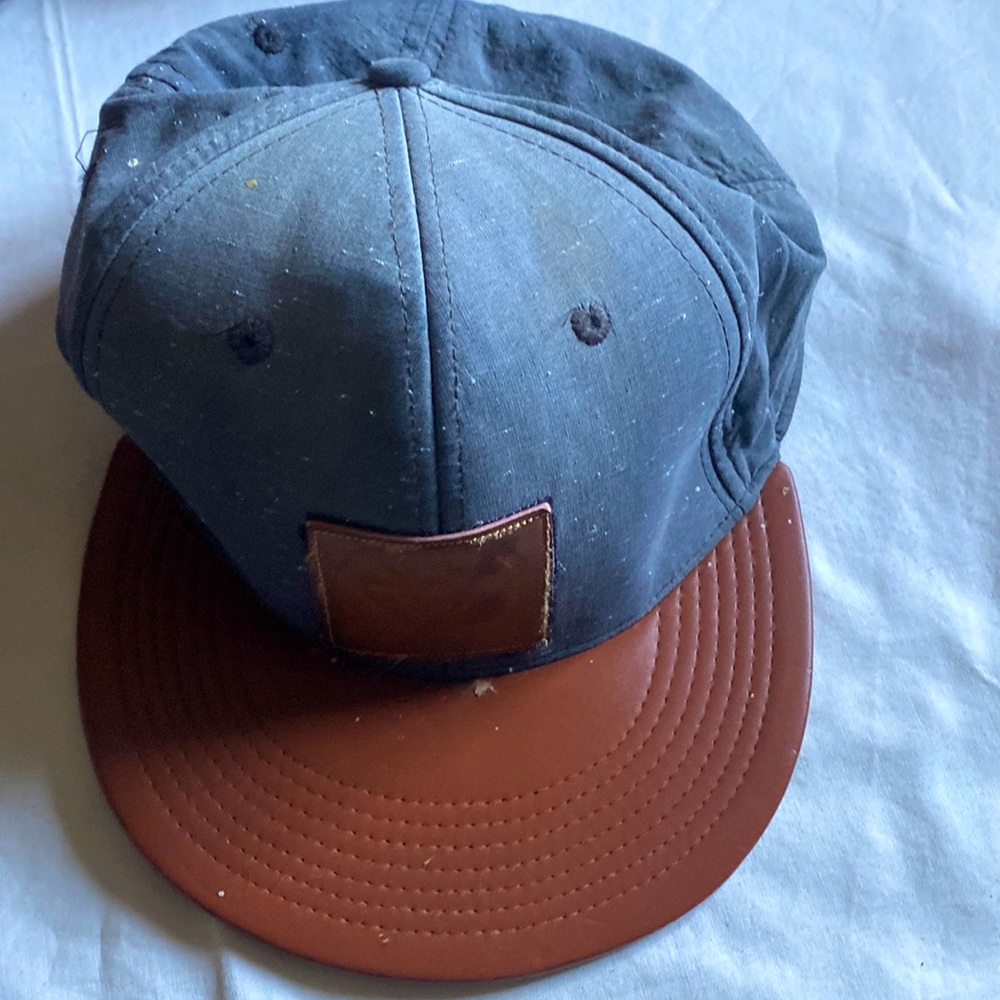 Black and Brown Cap Hat